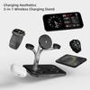 5 IN 1 15W Magnetic Wireless Charger Dual Phone Watch Fast Charging For iPhone 17~12 Samsung Apple/Galaxy Watch Aipods Pro/Buds