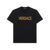 T-Shirts Men's Black Crew Neck Moderate Straight Fit 1011860-1A10755-2B150VERSACE