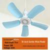 Ventilator de tavan mini silențios pentru cămine și plase de țânțari - Vânt puternic