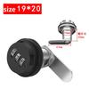 1Pc 3 Digit Combination Password Box Lock 20-30mm Smart Cam Code Lock Zinc Alloy for Mailbox Cabinet Door Security Hardware