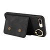 Ring Bracket Card Holder Slots Cover Phone Case for iPhone 7,iPhone 8,iPhone 7 Plus,iPhone 8 Plus,iPhone SE 2020,iPhone SE 2022