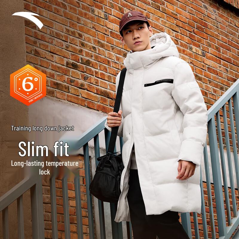 Anta Men s Six-Degree Core Long Down Jacket 3XL