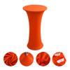 Premium Spandex Round Table Cover Elastic Skirt for Hotel Wedding Banquet Decor