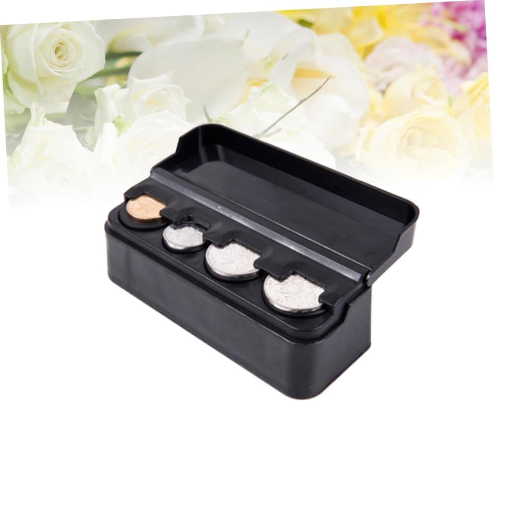KICHOUSE Car Replacement Box Key Money Tin Car Coin Organizer Car
