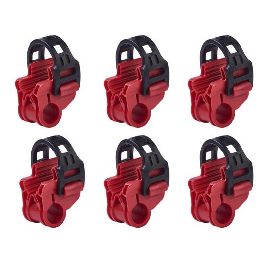 6Pcs Bicycle Rack Quick Release Impact Resistance Rubber Garage Home Hitch Mount Bicycle Holder Outdoor Supplies