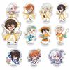 Anime Bungo Stray Dogs 10cm Acrylic Standee Cute Chibi Dazai Osamu Chuuya Atsushi Transparent Desk Decor Collectible Gift