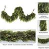1.8/2.7m Artificial Norfolk Pine Garlands Wall Hanging Green Cedar Greenery Rattan Soft PE Simulation Plant Fireplace Decoration