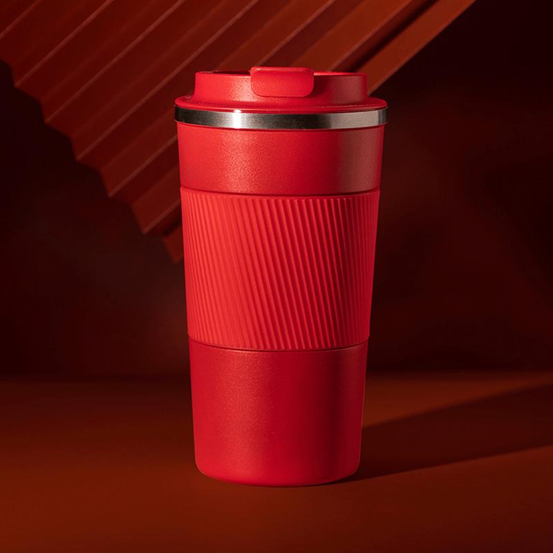 Термокружка для кофе Vanow из нержавеющей стали 316 500ml розы красного