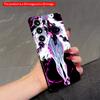 2DFlat Samsung Phone Case Neon Glow Angel In Black Suit Applicable To Galaxy S22 S23 S24 S25ULTRA S26 A12 A13 A14 A15 A16