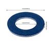 TIMOTRAS 10PCS Oil Drain Plug Oil Drain Screw Gasket Outer Diameter 21MM Inner Diameter 12MM OE9043012031 Sealing Pad