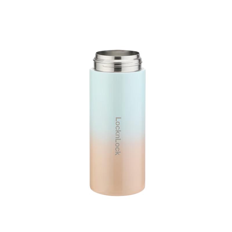 LOCK&LOCK 360ml Edelstahl-Isolierflasche mit Pop-Up-Deckel