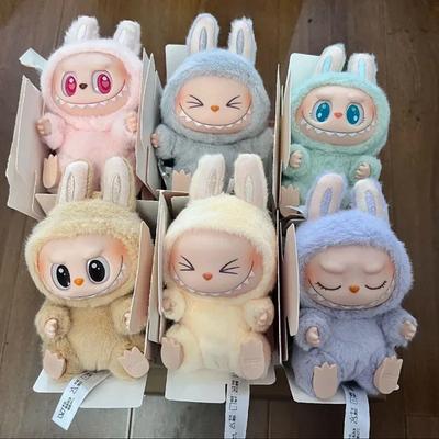 NEW 1 Pc LABUBU THE MONSTERS Sitting Party Vinyl Plush Blind Box Toy Surprise Gift for Collectors and Kids