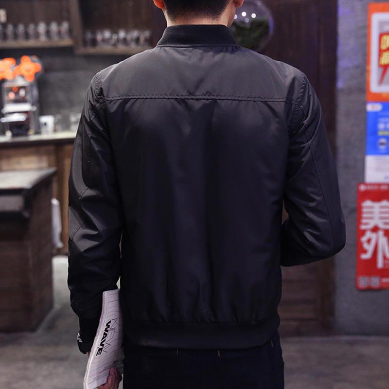 Arrivo Primavera Autunno Giacche da uomo Cappotti di moda solidi Maschile Casual Slim Colletto alla coreana Bomber