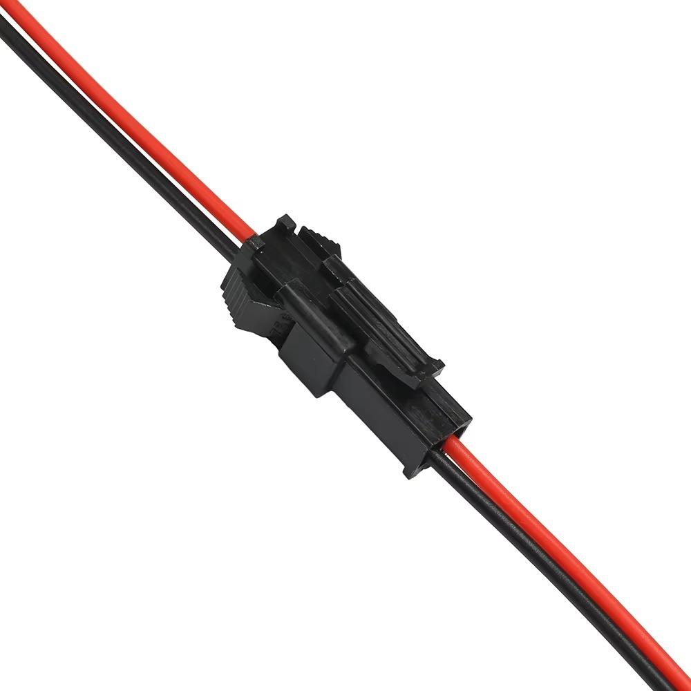 10PCS 2Pin Plug Socket Male To Female Wire Connector  For LED Strip Lamp Driver