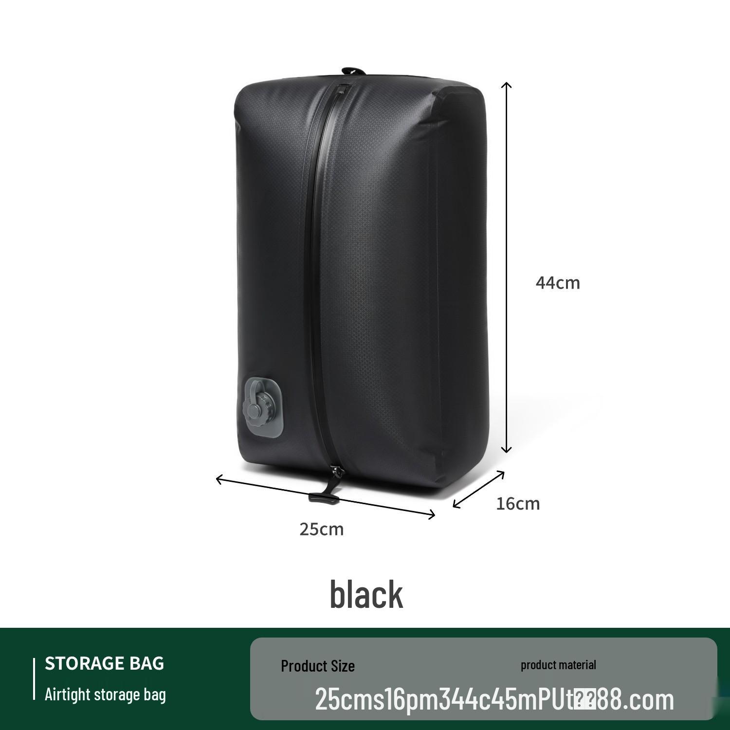 18L Waterproof Electric Foldable Vacuum Compression Backpack 18L чёрный