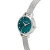 Authorized Distributor Olivia Burton Watch Ladies OB16MN13 Classics Mini Dial Teal Sunray Silver Boucle Mesh [OLIVIA BURTON]
