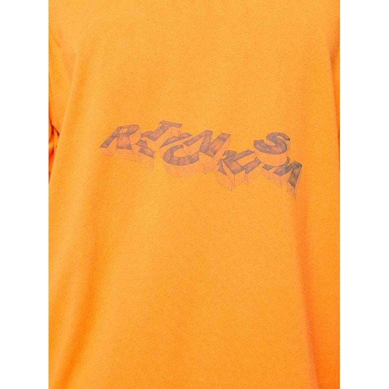 Off-White T-shirt a maniche corte con stampa logo freccia geometrica SS22 Top da uomo Arancione OMAA027R201850101910
