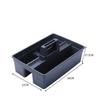 Gray Storage Box Three Compartments Thickened Tool Basket Home Hotel Cleaning Portable Sundry Hospital Plastic Guest Room