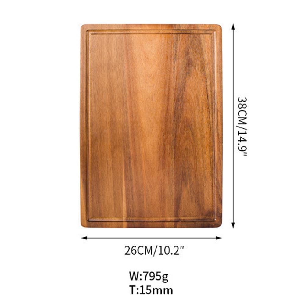 Acacia Wood Cutting Board Thickened Chopping Board Home Large Size  for Cutting Meat, Vegetables, Fruit and Cheese Kitchen tools