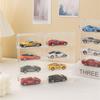 Acrylic Car Display Box 1:64 For Hot Wheels Car Model Toy 8 Grid Cabinet Rack Dustproof Stackable Car Storage Boxes Transparent