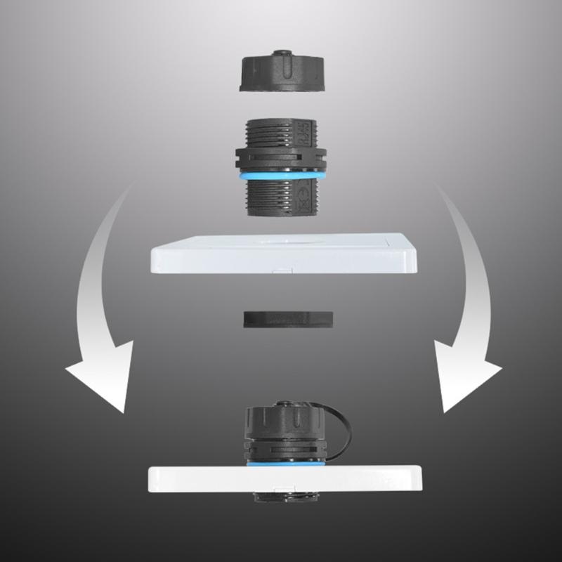 IP68 Waterproof RJ45 Cable Connectors for Outdoor Use Supports Cat6A Ethernet Devices and Fast Speed Networking