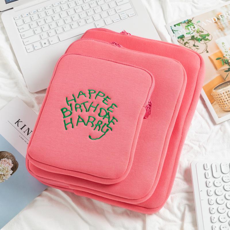 

11-13 Inch Pink Korean Haigge Cake iPad Tablet/Laptop Protective Sleeve 11-inch