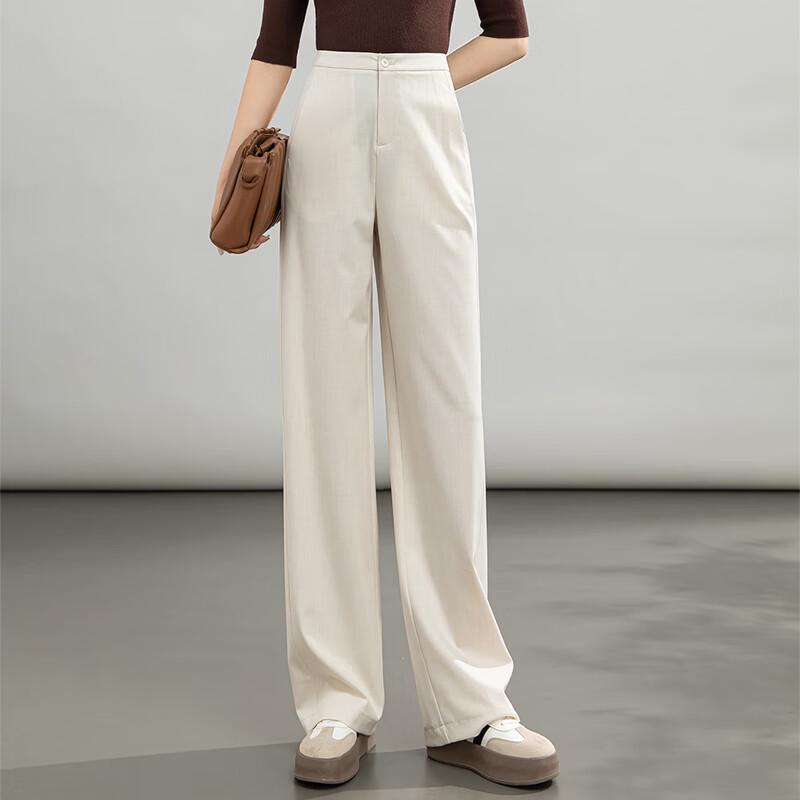 Women's High-Waist Wide-Leg Casual Suit Pants