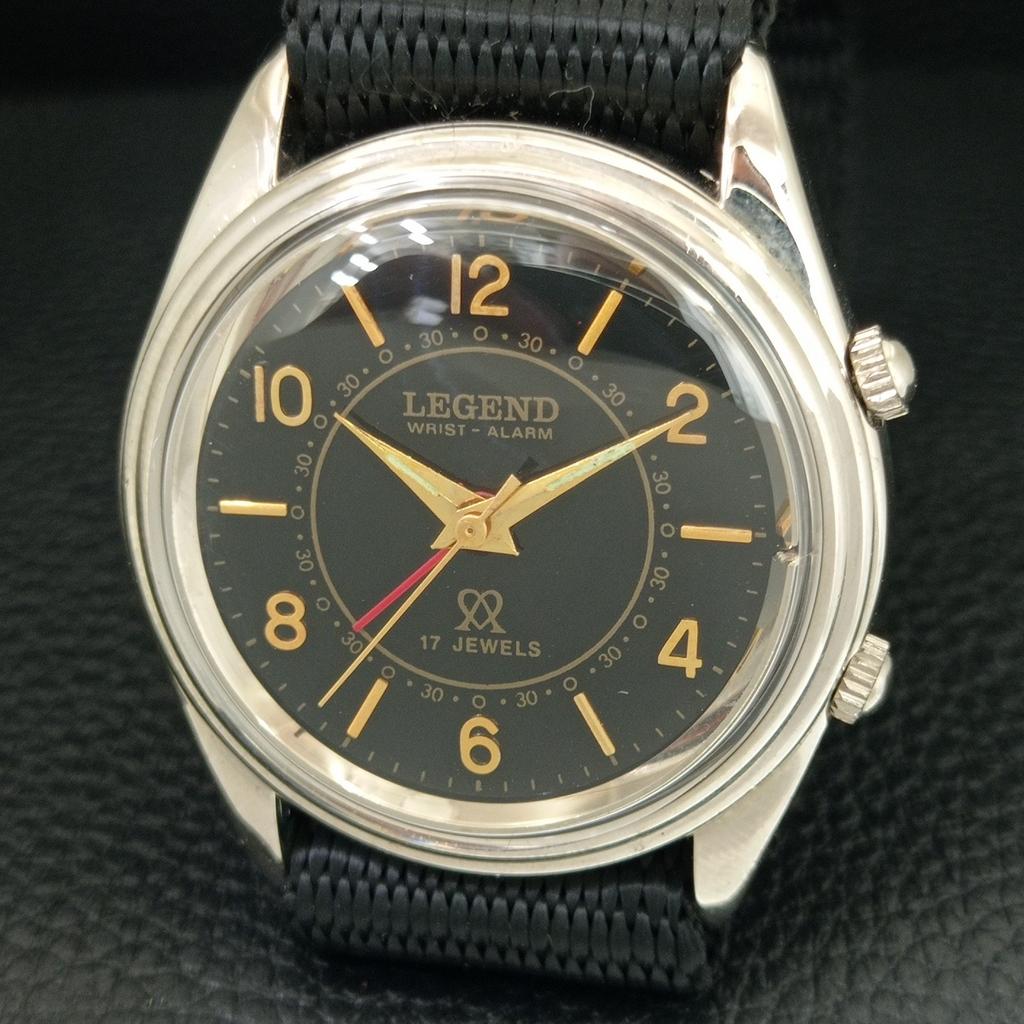 REFURBISHED VINTAGE LEGEND HAND-WINDING SWISS MENS ALARM WATCH A707503-1