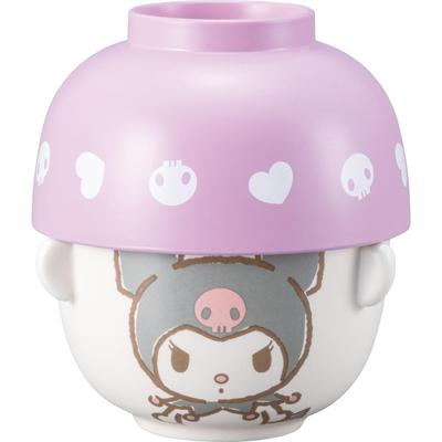 Sanart Sanrio Kuromi Soup Bowl Tableware Set Mini Miscellaneous Goods Gift Present Made In Japan (SANRIO) Bowl/Tea SAN4213-4