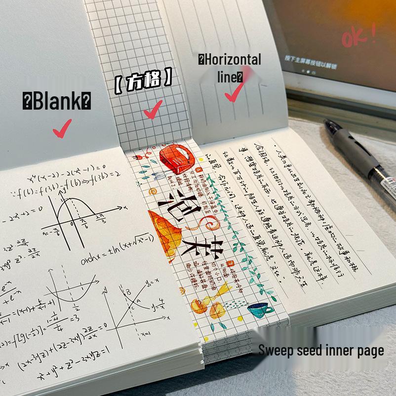 A5 2023 Extra dickes Notizbuch - Klein, Einfach Ins-Stil für Schüler