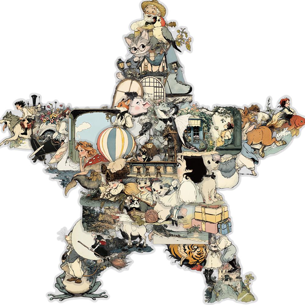 

50/100PCS Fun Comics Sticker Notebook Aesthetic Cartoon Waterproof PET Bicycle Cute Laptop Art Luggage Graffiti Decals