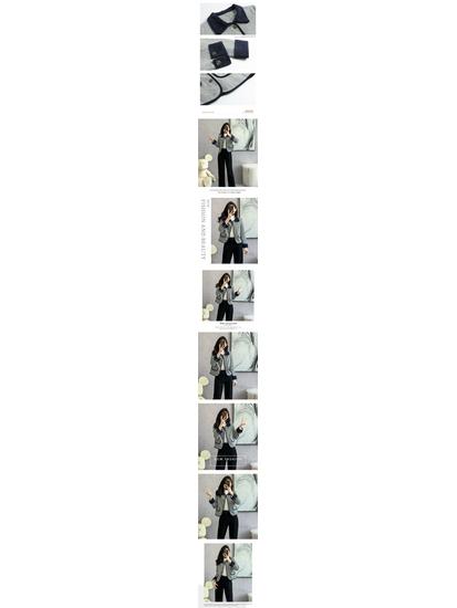Korean Autumn Women's Petite Jacket - Chic Niche French Style Short Coat