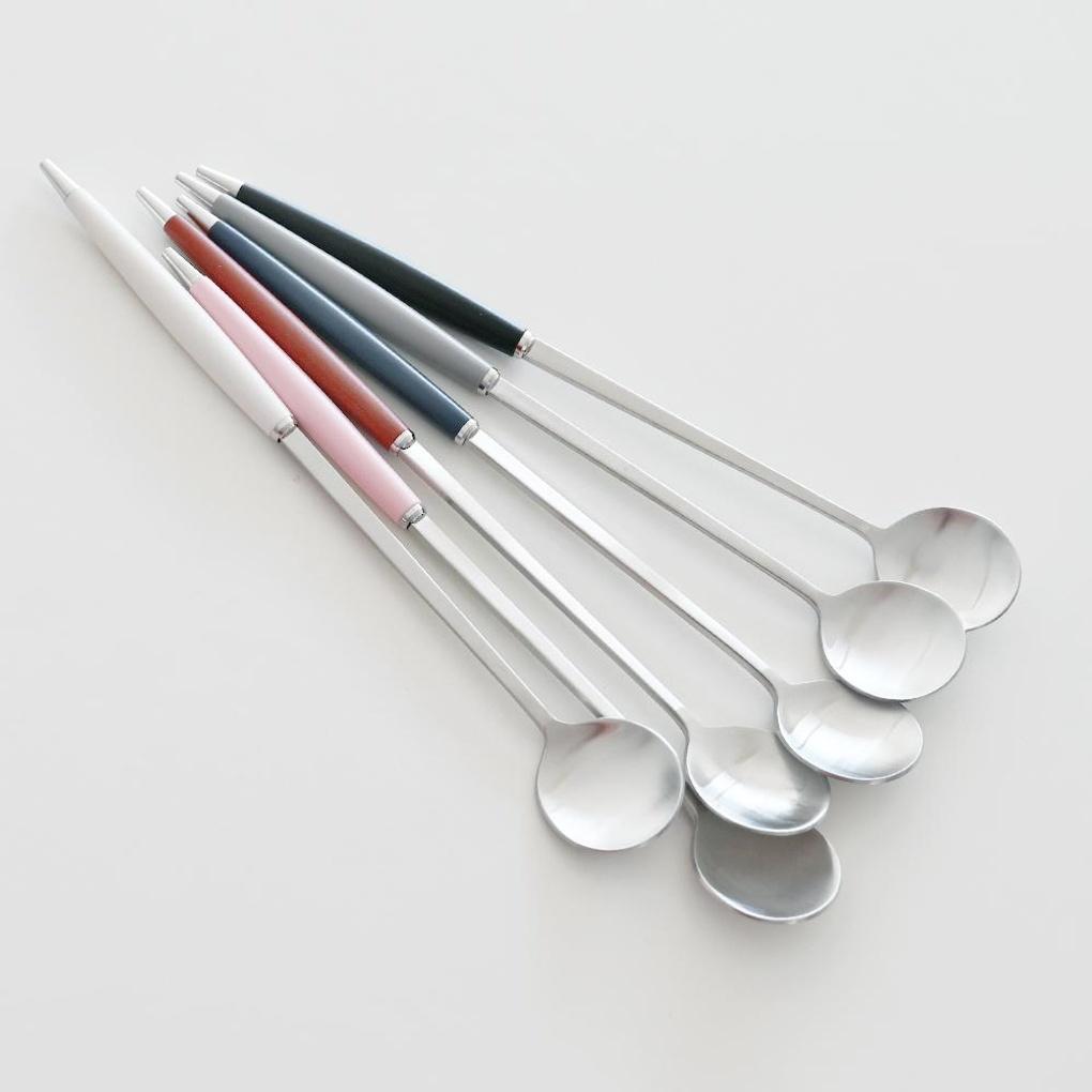 Logan Shatin Dessert Cutlery Long Spoon (6 Colors)