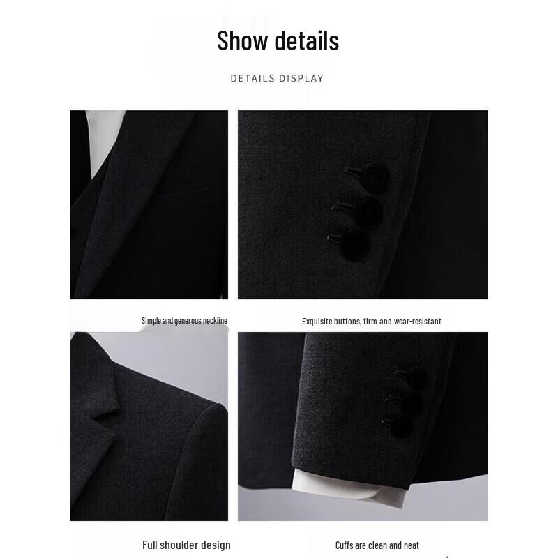 Men's Slim Fit Business Suit Set