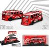 ABBY1 1:32 T1 Bus Modell Sound Licht Kinder Junge Diecast Spielzeugfahrzeug Kollektives Heimdekor Metall Miniatur Auto