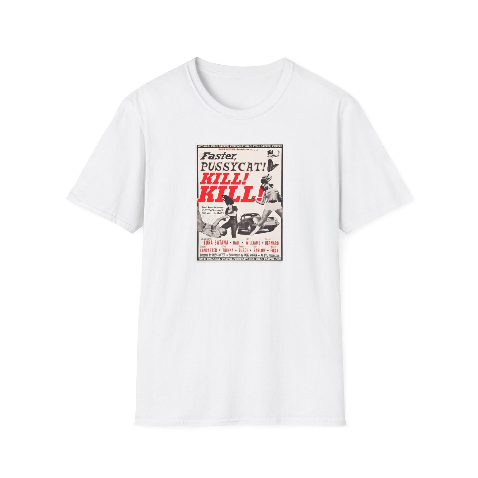 Faster Pussycat Ki|| Ki|| poster T-Shirt Russ Meyers Cult classic Horror S разноцветный
