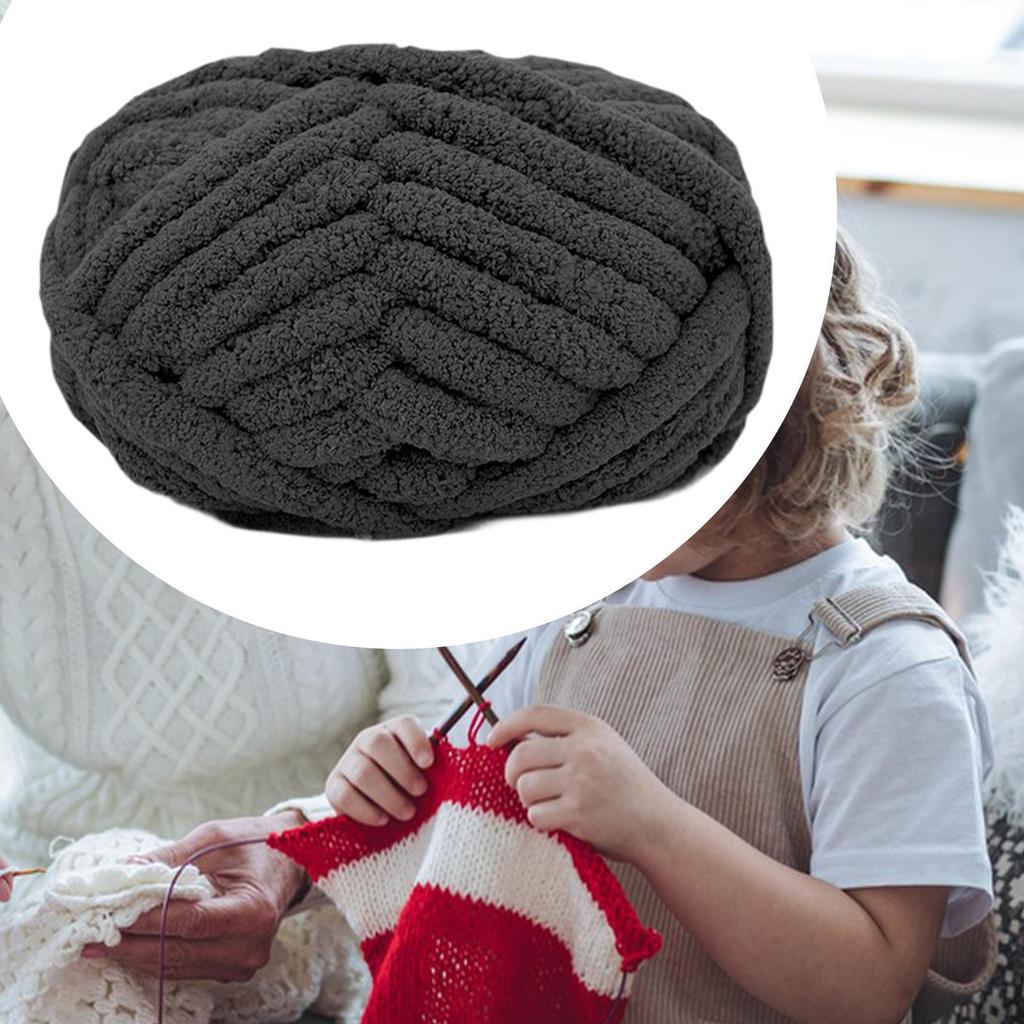 Filato di lana spesso Jumbo lavorato a mano all'uncinetto Peso voluminoso per cappelli artigianali