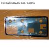 2PCS Rear Door Sticker For Xiaomi Redmi K40 Back Battery Cover Waterproof Adhesive Tape Replacement Red Mi K40 Pro K 40 Pro