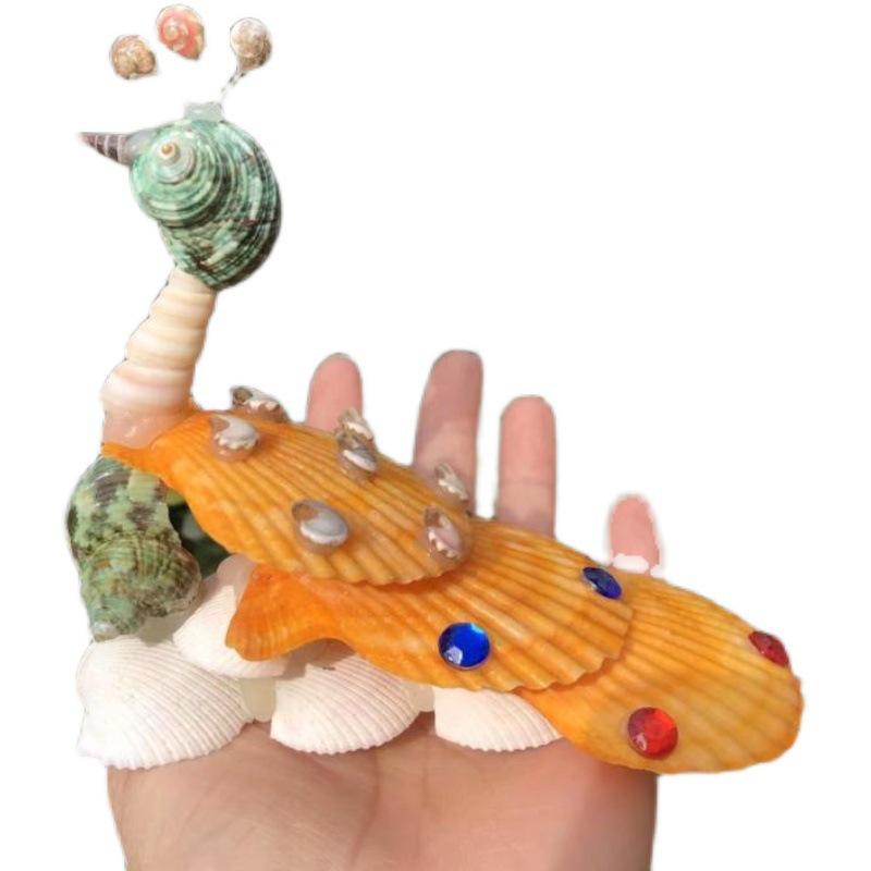 Conch Ornament: Zodiac Animals Toy & Tourist Souvenir Shell Handicraft for Home Decor