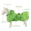 Dirt-Resistant Dog Raincoat Hooded Design Belly Protection Dog Rain Jumpsuit Easy To Wear 4-Leg Cover Frog Pet Poncho Small Dogs
