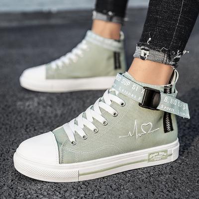 High Top Canvas Sneakers Men's Causal Shoes Breathable Flats Shoes Fashion Male Vulcanized Shoes Women's Sneaker Tenis Feminino
