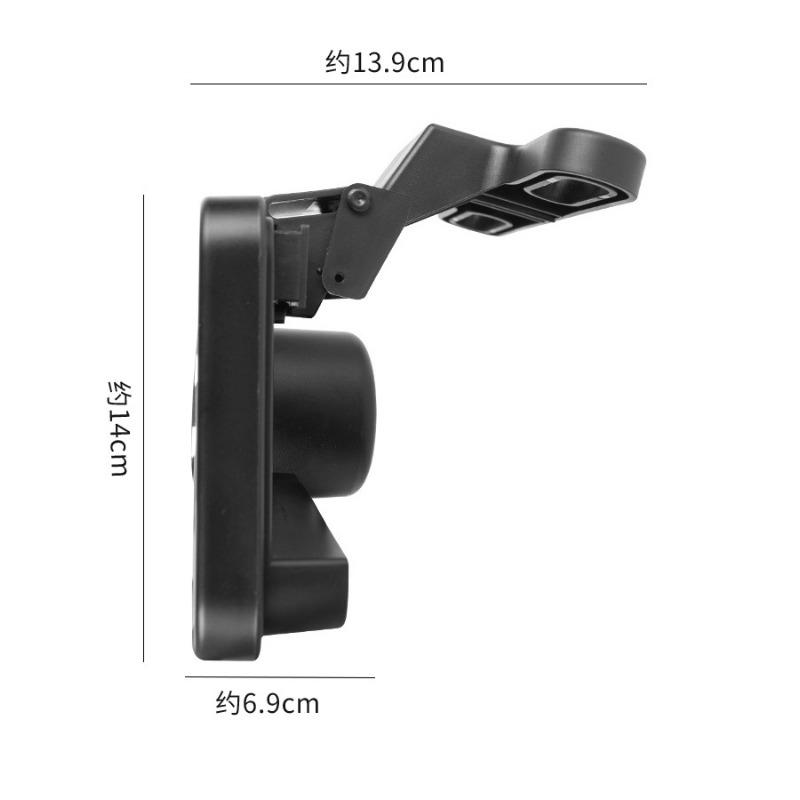 Foldable Car Seat Back Dining Tray Drink Holder Phone Stand For Car Interior Use
