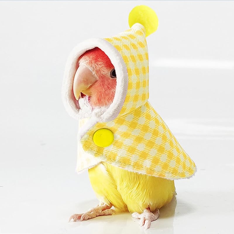 Cute Bird Costume, Parrot Cloak Cosplay Photo Prop, Bird Clothes for Budgerigar, n Greys Parakeet, Conure, Cockatiel, Mynah, Love Birds, Finches