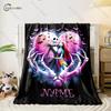 Free Shipping! Custom Name Blanket with The Nightmare Before Christmas Print, All-Season Multi-Use for Nap,Camping,Car,Sofa Gift