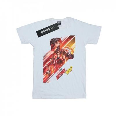 Camiseta feminina/feminina da Marvel Studios Homem-Formiga e a Vespa com pôster de algodão para namorado