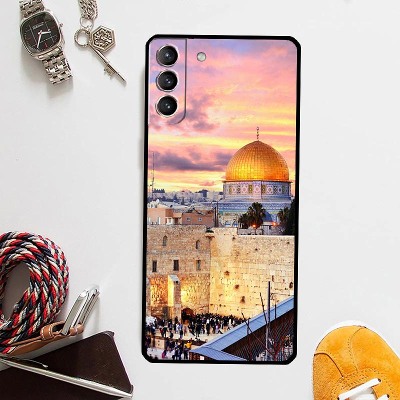 Jerusalem Building Case For Samsung Galaxy S25 Ultra S20 S21 S22 S23 Plus S24 Ultra S9 S10 S25 FE Cover Coque