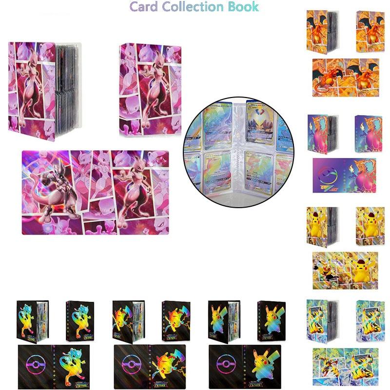 ספר אוסף כרטיסי פוקימון צבעוני לחובבי חיות מחמד כיסוי PP, 30 עמודים, 32.5 ס"מ X 20 ס"מ
