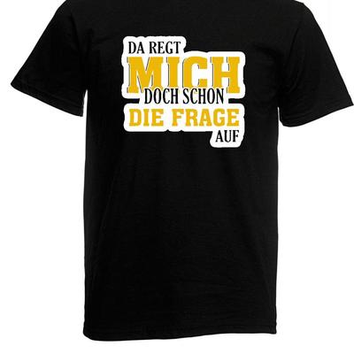 Men's T-Shirt The Question Upsets Me! Size Up To 5XL