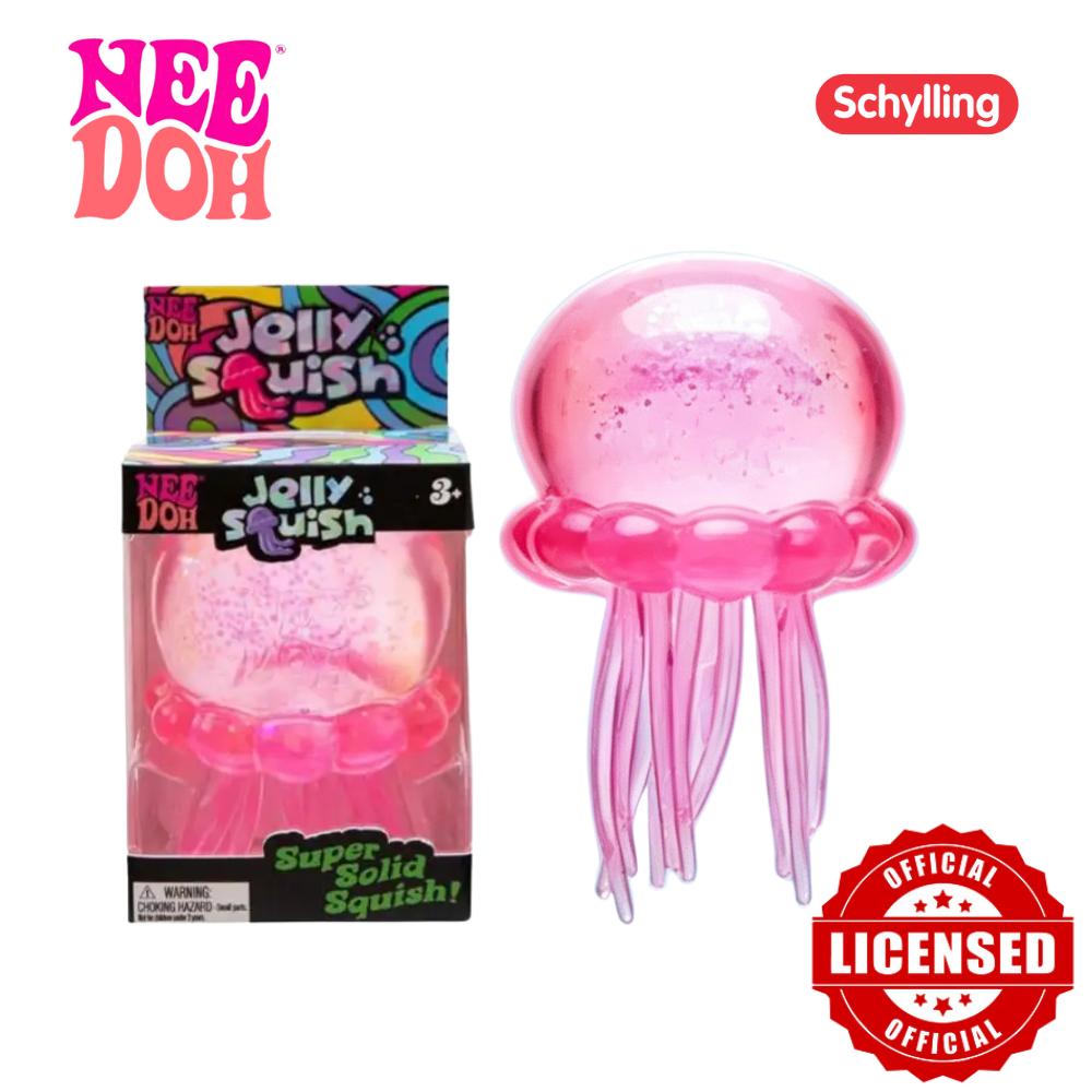

Needoh Fuzz Ball Jellyfish Squishy Random Color Soft Stress Relief Toy Cute Relaxing Squeeze Sensory Toy Squishies красный