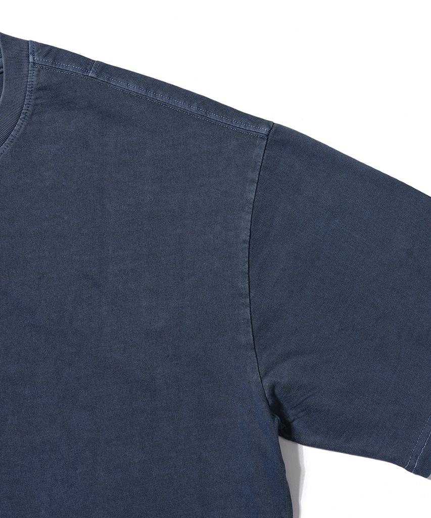 GAKKAI UNIONS Basic Pigment Short Sleeve T-Shirt Dive Blue